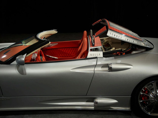 Illustration for article titled Spyker C8 Aileron Spyder: Extravagant Fighter Plane Goes Topless